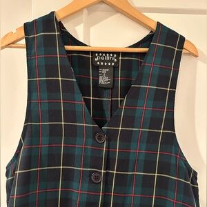 Vintage pellini plaid jumper